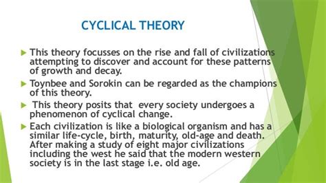 Cyclical Theories Of Social Change Key Points To Remember Achievers
