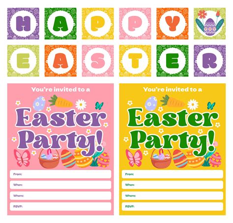 8 Best Easter Party Free Printables Pdf For Free At Printablee