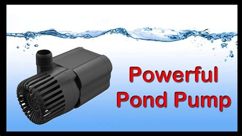 Small Powerful Pond Pump Amazing For Waterfalls Youtube