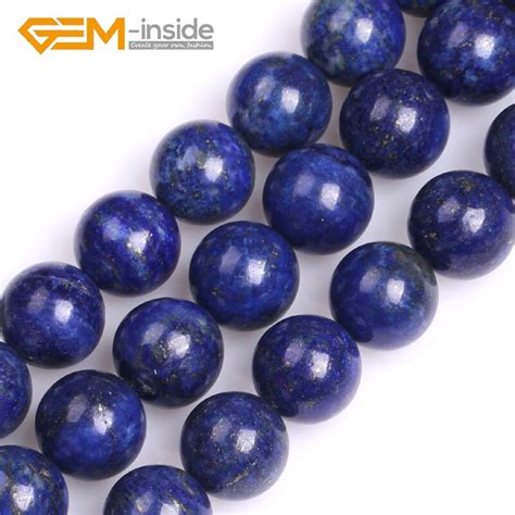 Aaa Grade Natural Blue Lapis Lazuli Round Spacer Loose Beads For