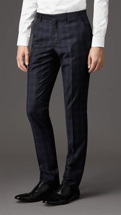 Burberry Burberry Slim Fit Virgin Wool Trousers Formal Trousers For