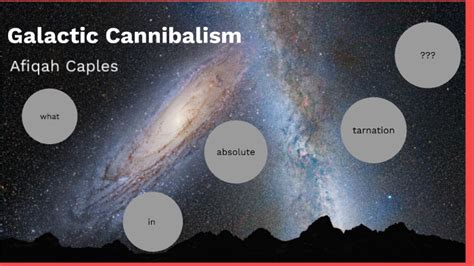 Galactic Cannibalism By Afiqah Caples