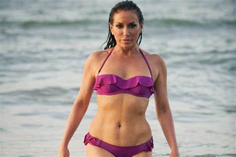 nancy dell olio recreates famous bikini scene from james bond london evening standard