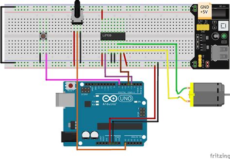 Dc Motor Control With Arduino Arduino Arduino Projects Arduino Sensors