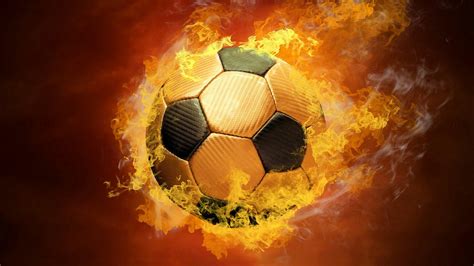 Football On Fire Wallpapers Top Free Football On Fire Backgrounds