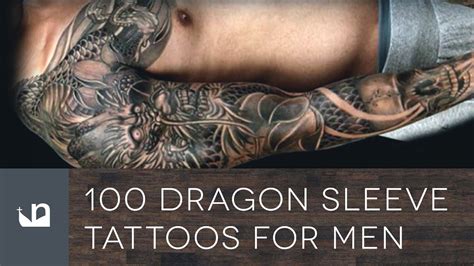 Cool black celtic dragon tattoo design by roblfc1892. 100 Dragon Sleeve Tattoos For Men - YouTube
