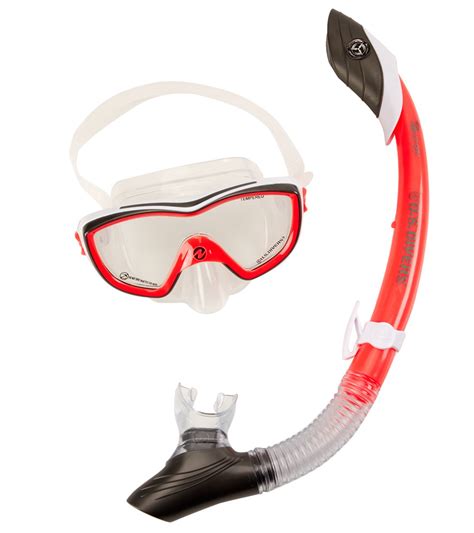 Us Divers Womens Diva Ii Lx Mask And Island Dry Snorkel Set At