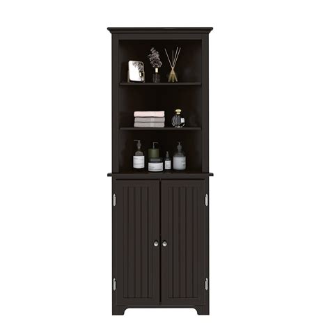 Buy Utex Tall Corner Cabinet Free Standing Corner Storage Cabinet With