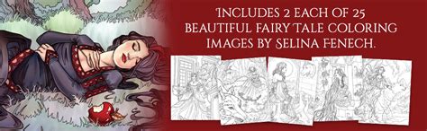 Fairy Tales Princesses And Fables Coloring Book Fantasy