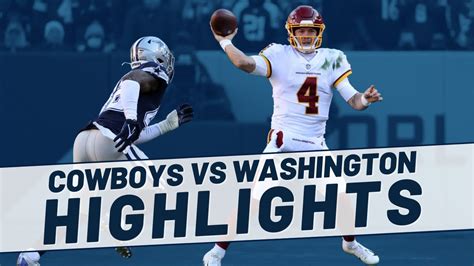 Dallas Cowboys Highlights Vs Washington Football Team Blogging The