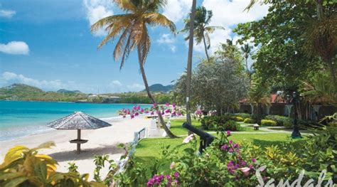 Sandals Halcyon Beach Best All Inclusive St Lucia Honeymoon Resorts