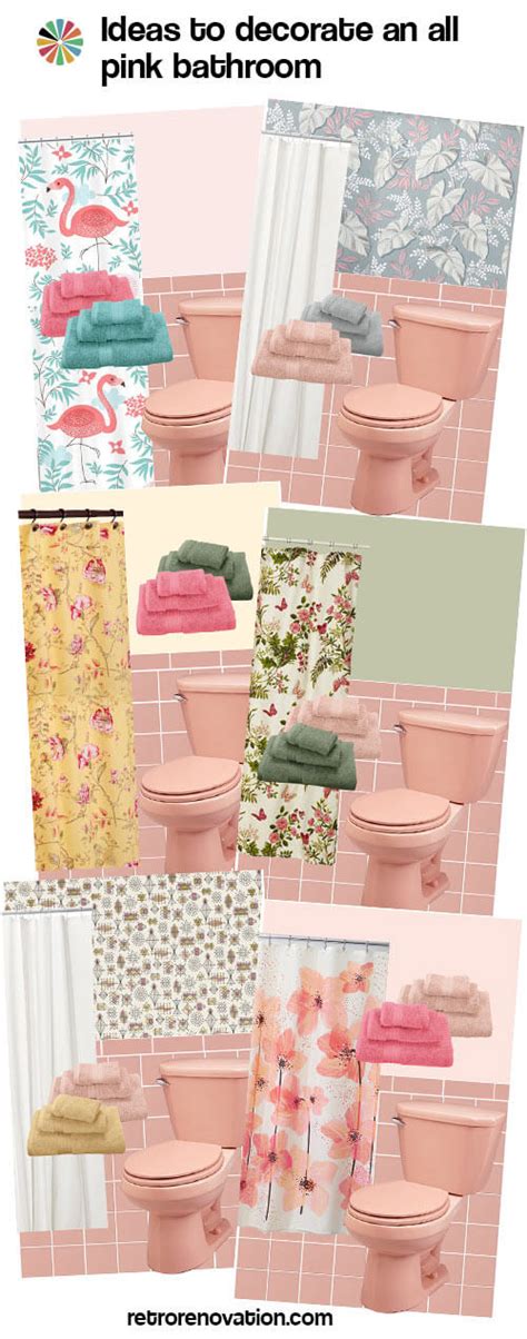 Retro is one of the most popular styles then look at these wonderful photo ideas below. 13 ideas to decorate an all-pink tile bathroom - Retro ...