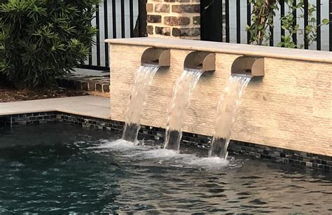 Picard 12 Cascading Scupper Spillway For Pool And Fountain Stainless