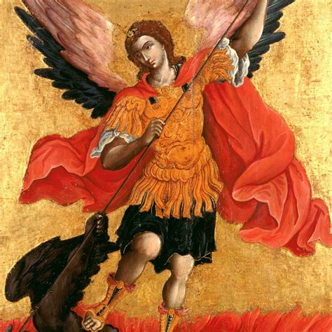 San Miguel Arcangel Statue