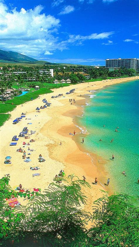 Backgrounds Kaanapali Beach Maui Hawaii For Iphone Plus Full Hd Pics