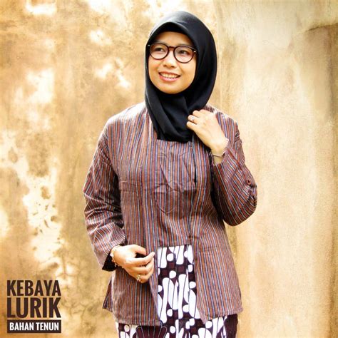 Kebaya Lurik Wanita Adat Jawa Baju Lurik Kartini Baju Lurik Wanita Adat Jawa Lazada Indonesia