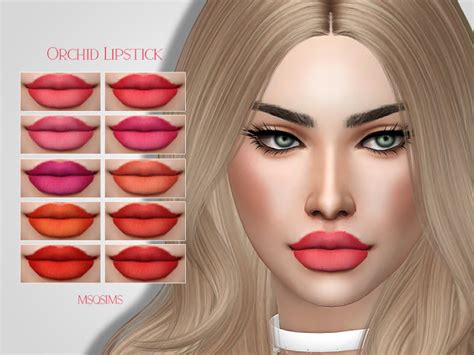 Orchid Lipstick At Msq Sims Sims 4 Updates