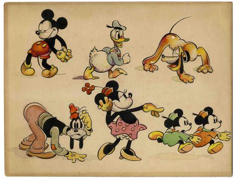 Original Disney Watercolor Sketches