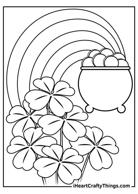 Shamrock Coloring Pages Updated 2024