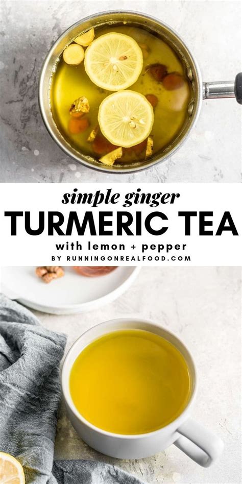 Turmeric Tea Recipe Ginger