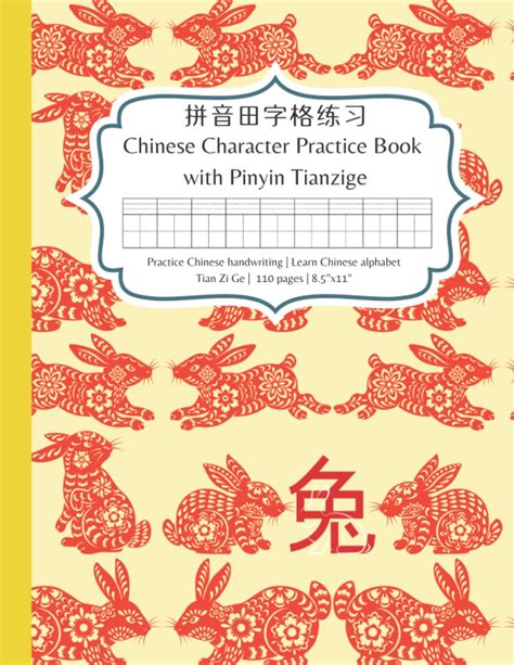 Chinese Character Practice Book With Pinyin Practice Chinese Character Writing And Learn