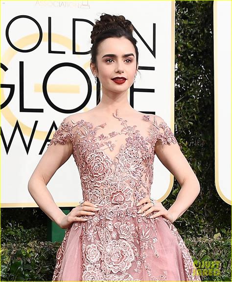 Lily Collins Stuns For First Golden Globes As A Nominee Photo 3838906