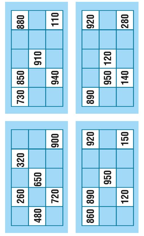 Preguntas y desafíos para toda la familia; Bingos para imprimir - Educación Primaria