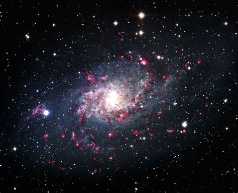 M33 Spiral Galaxy In Trianglum