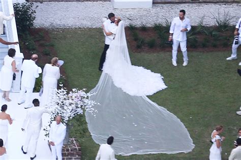 See Jennifer Lopezs Extravagant Wedding Dress From Second Ben Affleck