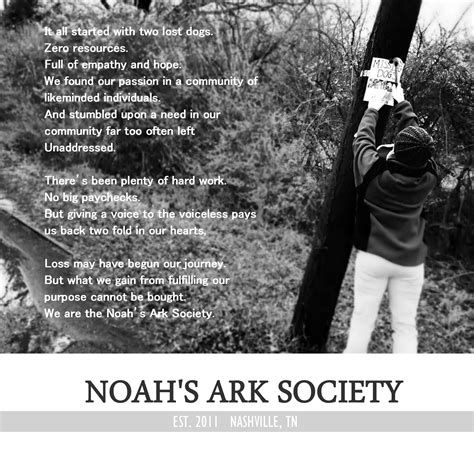 Our Beginning Noahs Ark Society Rescuing The Bottom 10