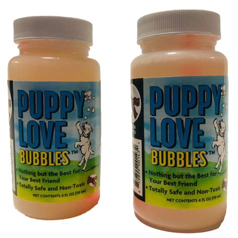 Atomic Bubbles Puppy Love Bubbles Bacon Scented Bubbles 4oz For Dogs