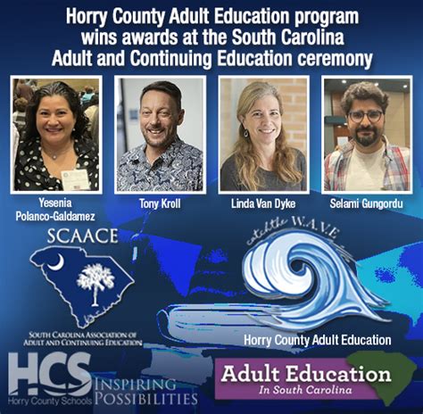 Horry County Adult Education Program Recipient Of Numerous Awards