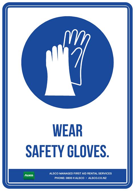 Mandatory Sign Posters Alsco Safety Signs Alsco New Zealand