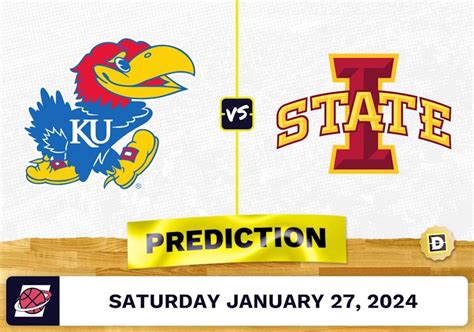 Kansas Vs Iowa State Prediction Odds College Basketball Picks [1 27 2024]