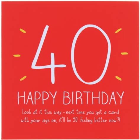 This free 40th birthday speech should give you some great ideas on what to include when you're welcome all, to samantha's 40th birthday party! Happy Jackson 40th Happy Birthday! Card | Temptation Gifts