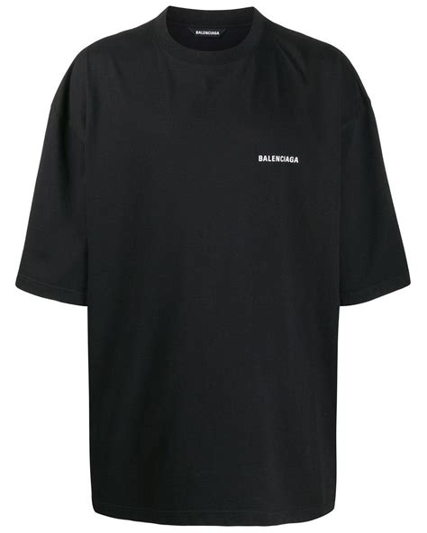Balenciaga Cotton Défilé Xl Logo T Shirt In Black For Men Save 6 Lyst