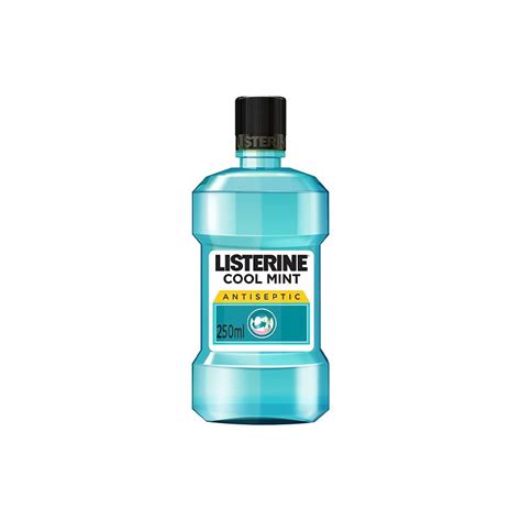 listerine cool mint antiseptic mouthwash 250ml beauty and personal