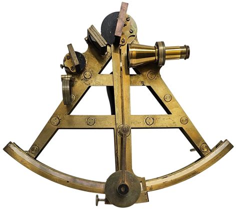 rare oversized double frame sextant quintant by troughton london land and sea collection