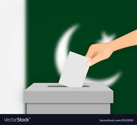 Pakistan Election Banner Background Royalty Free Vector