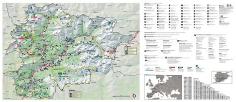 Large Scale Tourist Map Of Andorra Andorra Europe Mapslex World