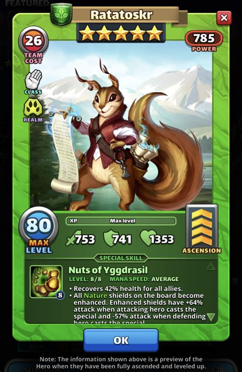 Gravemaker has such speed and tankiness that he deserves this ranking in. Empires and Puzzles Ratatoskr - Ratatoskr Hero review and ...