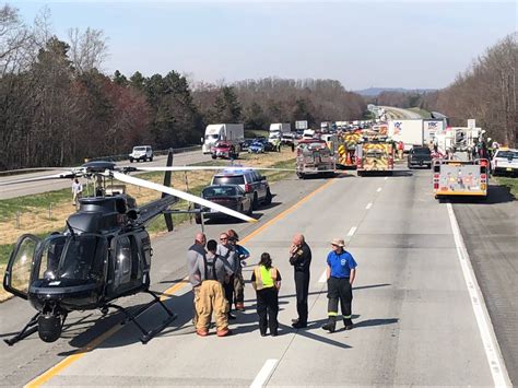 One Killed In 18 Wheeler Crash On Interstate 485 Traffic Blocked