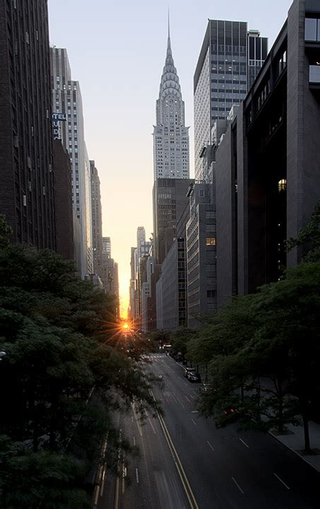 Manhattanhenge Firelight