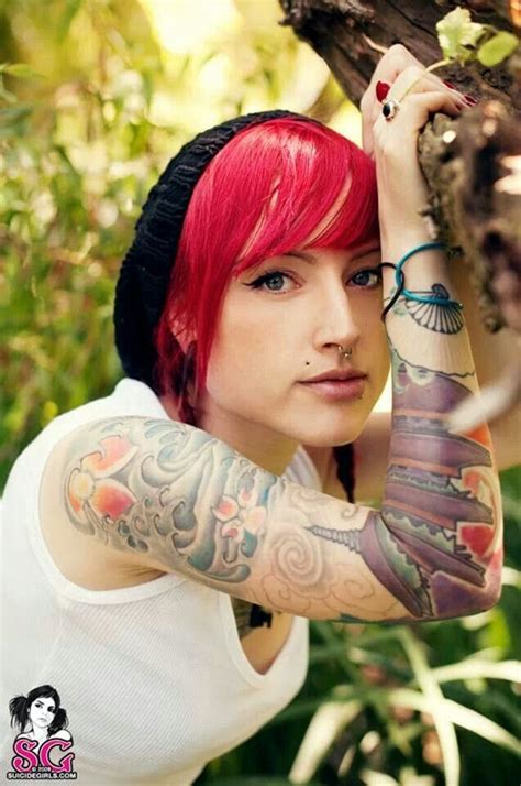Best Suicide Girls Images On Pinterest Tattoo Girls Tattooed
