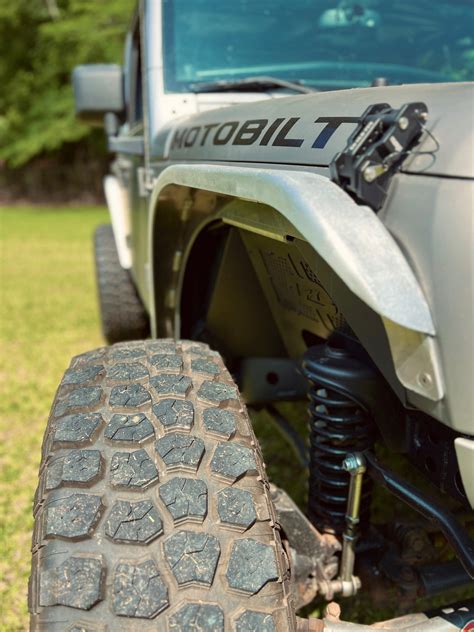 Aluminum Front Highline Fenders For Jeep Jkjku Motobilt