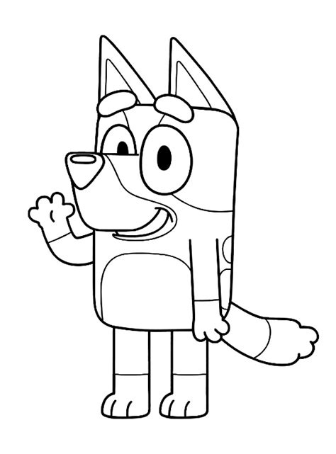 Bluey Printable Coloring Pages Customize And Print