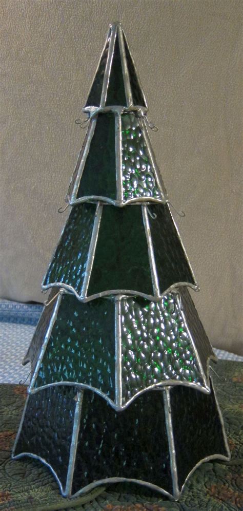 3d Stained Glass Christmas Tree Stained Glass Christmas Glass