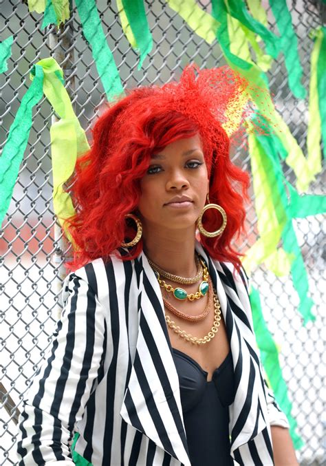 Rihanna On The Set Of Music Video Whats My Name Rihanna Photo