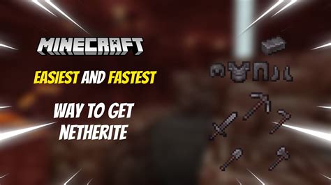 Fastest Way To Get Full Netherite In Minecraft Get 30 Ancient Debris