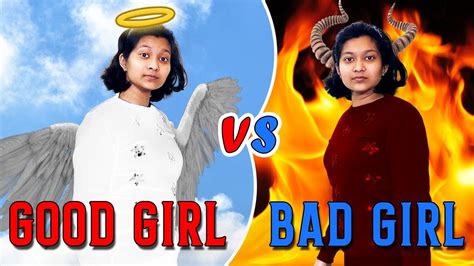 good girl vs bad girl epic girls war and funny life situations by cute sisters youtube